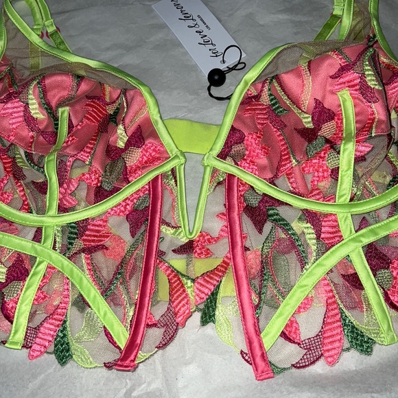 (38C) For Love And Lemons Petunia Embroidery Bustier - Picture 10 of 15